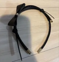 CA4LA リボン付きカチューシャ ブラック