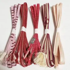 (0778)帯締め 5点 まとめ売り 帯紐 着物 和装 小物