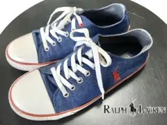 【POLO RALPH LAUREN】ポロ ラルフローレン スニーカー ネイビーのサムネイル