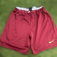 Nike Dri-FIT レッド ショートパンツ XL