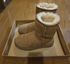【UGG】クラシックショートブーツ 23cm ムートンブーツ ベージュ