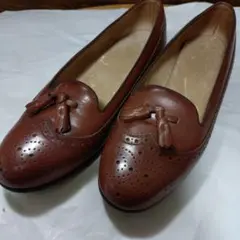 リーガル　ブラウン レザー ローファー タッセル付き　サイズ25.5