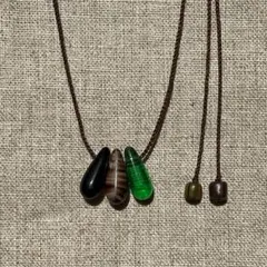 アンティークビーズ ウェディングビーズ ＊ ハンドメイドネックレス ②