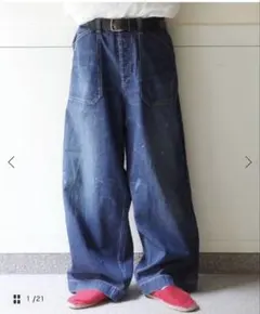 新品 chimala for luxe DENIM WORK TROUSERS - メルカリ
