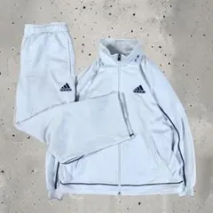 y2k adidas パフォーマンスロゴ トラック ジャージ セットアップ