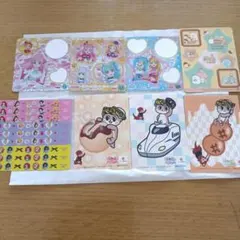 キャラクターシール　まとめ売り　プリキュア　すみっコぐらし　ディズニープリンセス