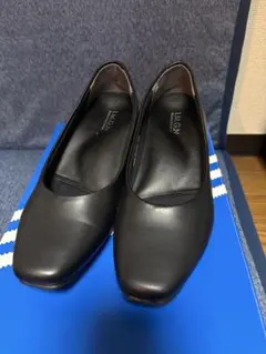 黒 プレーンパンプス ヒール約5cm