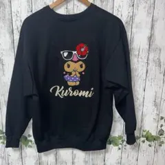 日焼けクロミトレーナー　サンリオトレーナー　サガラ刺繍トレーナー　レディースのサムネイル