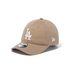 【美品】NEW ERA 9TWENTY LAキャップ ベージュ
