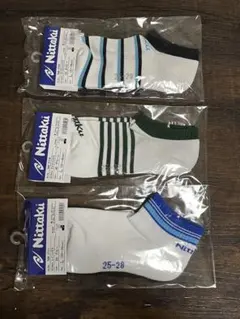 Nittaku 卓球用靴下 3足セット L (25-28cm)