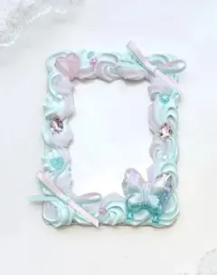 ホイップデコ　B8硬質トレカケース　ミント　ピンク　ミックス　蝶々