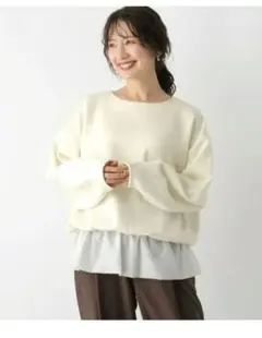 LEPSIM 裾フリルトップスアイボリーF