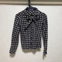 BURBERRY BLUE LABEL チェック柄長袖シャツ