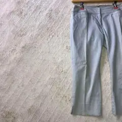 ナチュラルビューティーベーシック サブリナパンツ M ベージュ 無地　ストレッチのサムネイル