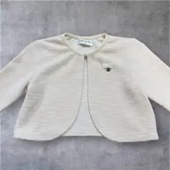 CHOPIN ボレロ ジャケット 120cm アイボリー ☆USED☆