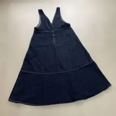 GU ジャンパースカート スカート 綿100% デニム生地