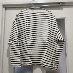 UNIQLO M ボーダー長袖Tシャツ