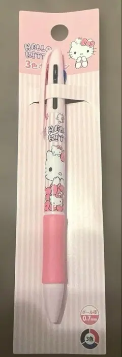 ハローキティ 3色ボールペン 0.7mm