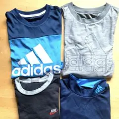 adidas NIKE Tシャツ まとめ売り 4点セット 160 男の子のサムネイル
