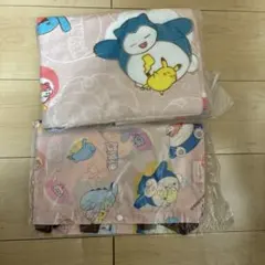 ピカチュウ スリープ バスタオル トートバッグのセット未開封