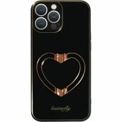 iphone13 pro ケース ハート リング付き 韓国 可愛い