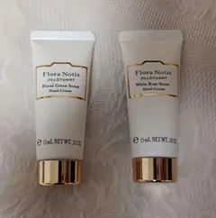 フローラノーティス　ハンドクリーム　サンプル　ホワイトローズ　フローラルグリーン