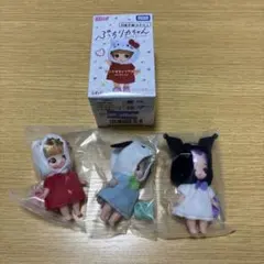 ぷちリカちゃん　サンリオ　キティ　ポチャッコ　クロミ