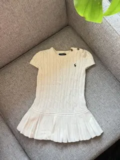 【美品】　秋冬用　Polo Ralph Lauren 3T 半袖ワンピース
