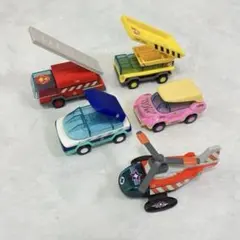 のりものブロック　くみたて式　ミニカーセット　乗り物　ヘリコプター　はたらく車
