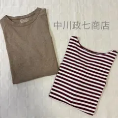 中川政七商店 ふんわり綿のラグランカットソー 青 - メルカリ