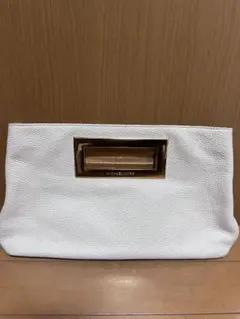 マイケルコース MICHAEL KORS ホワイトクラッチバッグ