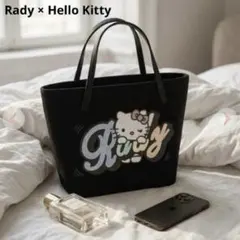 Rady キティ ロゴ トートバック ハンドバッグ HelloKitty コラボのサムネイル