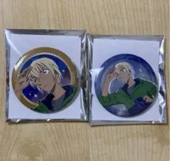 名探偵コナン　クラックス　トレーディング缶バッジ　天体観測　安室透　２点セット