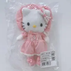 ハローキティ展 フリル ロリータ ぬいぐるみ マスコット 50周年