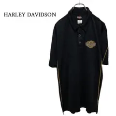 ☆HARLEY DAVIDSON☆ ロゴ刺繡 NAPLES ポロシャツC4439のサムネイル
