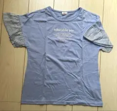 SISTER JENNI フリル袖 Tシャツ 160cm 水色　新品未使用品のサムネイル