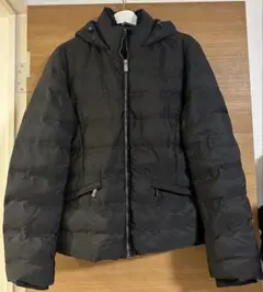 ZARA ザラ ブラック フード付き 中綿ジャケット 軽量 防寒 冬