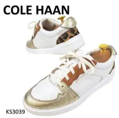 コールハーン　グランドシリーズ　美品　レースアップ　本革　レザー　US7