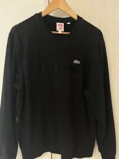 Supreme LACOSTE LIVE スウェット ブラック