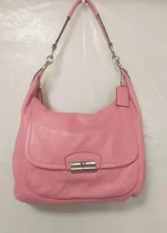 美品】COACHコーチ トートバッグ 金具 ジャッキー ピンク 肩掛け Y2K