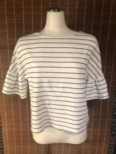 美品 MAYSON GREY メイソングレイ なめらかストレッチ 厚地トップス