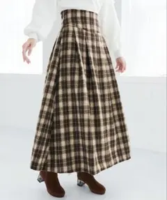 MAJESTIC LEGON バックレースアップフレアスカート