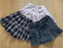 petit main キュロットスカート 110 3点セット