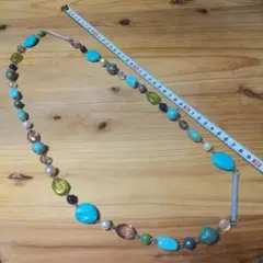 とんぼ玉のようなネックレス　ビーズ