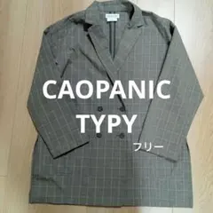 CIAOPANIC TYPY チェック柄 ゆったりテーラードジャケット ONE