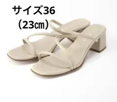 【新品未使用】REMME レメ 3ストラップヒールサンダルのサムネイル