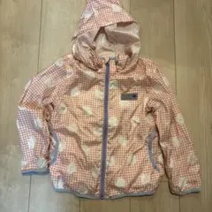 ミキハウスピクニックPicnic 120 チェック柄フード付きジャケット