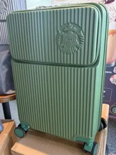 海外限定！Starbucks多機能キャリーオンラゲッジ スーツケース グレー