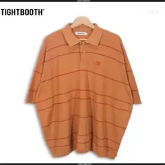 TIGHTBOOTH BORDER KNIT POLOニットポロシャツ Lのサムネイル