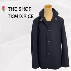 1022【TKMIXPICE】アウター チェスターメルトンコート ジャケット防寒